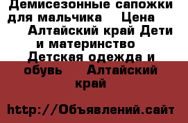 Демисезонные сапожки для мальчика  › Цена ­ 350 - Алтайский край Дети и материнство » Детская одежда и обувь   . Алтайский край